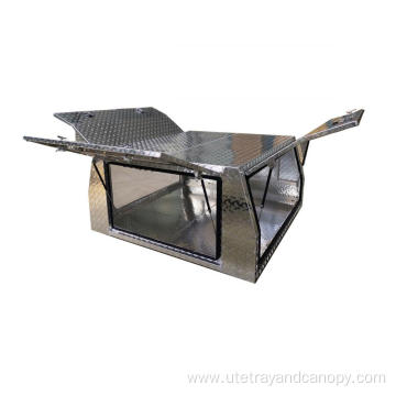 Aluminum dual cab ute canopy